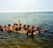 Нижнее Поволжье. Рапные купания в соленом озере Баскунчак, Астраханская область 